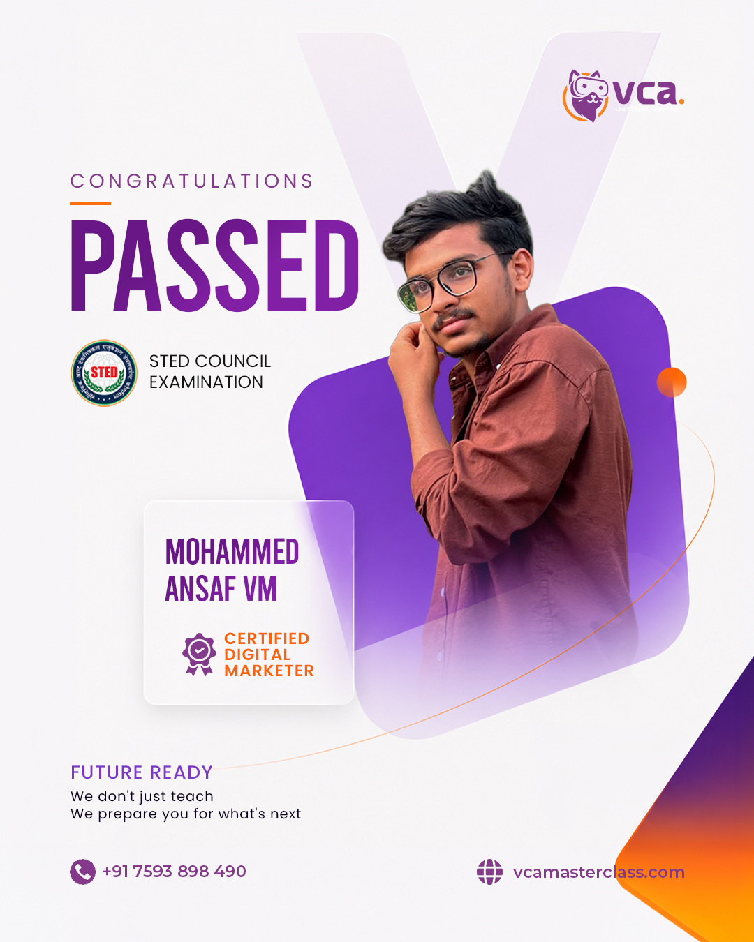 VCA Passout Student Poster 2